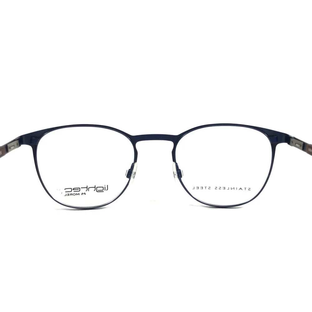 Lightec by Morel Eyeglasses Frames 8239L BB072 Brown Blue Full Rim 49-21-145